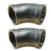 45º Elbow Banded 1/2" (2) | Gs30561 | Goldenship Plumbing Fitting