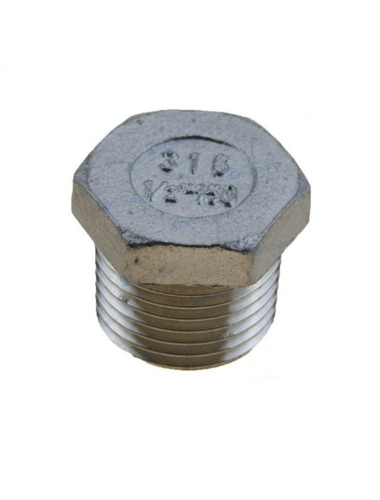 Hex Head Plug Aisi 316 1/2 | Gs30581 | Durable Marine Component