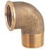 Elbow 90º M.F. 3/8'' Brass Cr - Gs30804 - Durable Marine Fitting