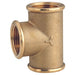 1.25" F.F.F. Brass Tee Cr | Gs30827 | Goldenship Plumbing Fitting
