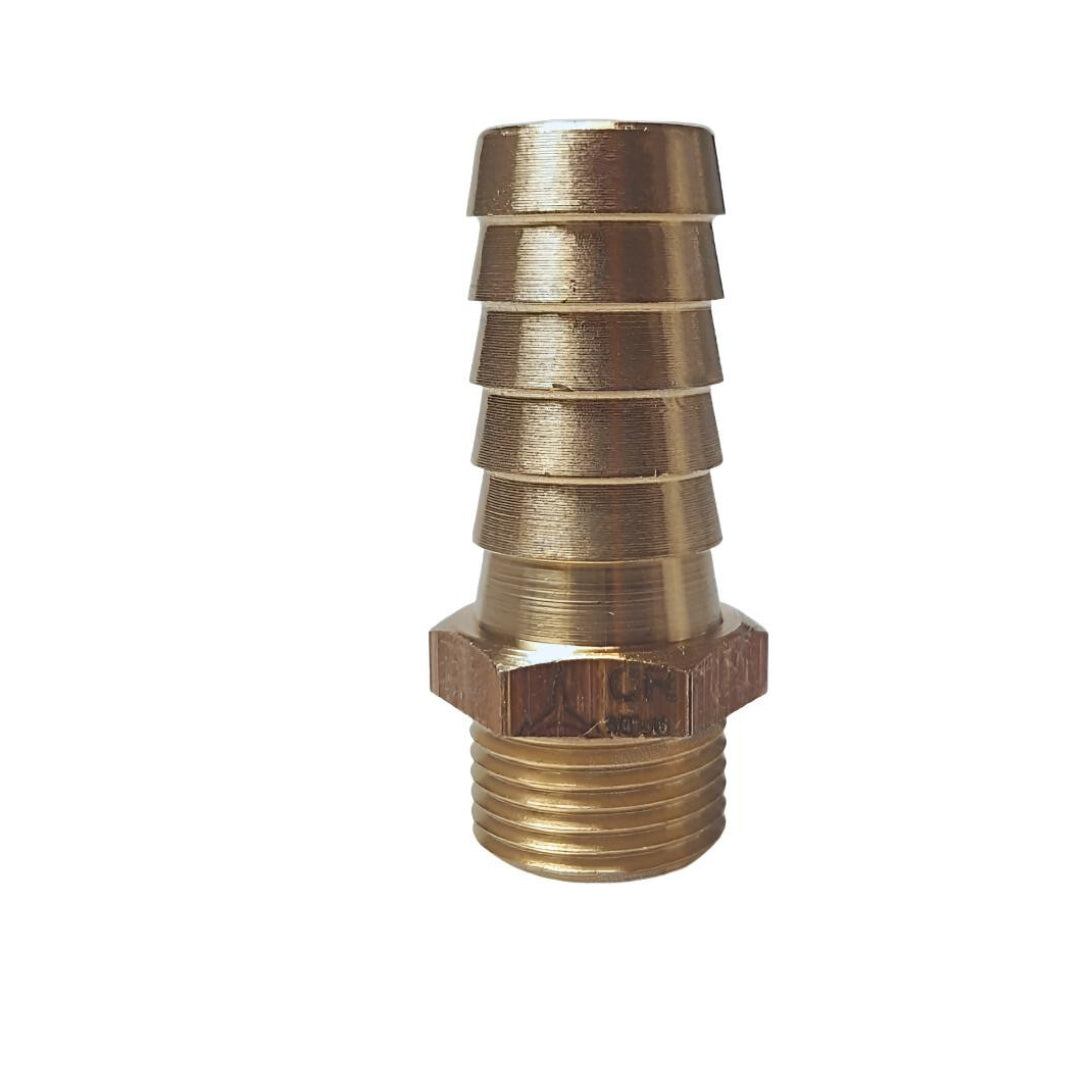 Hose Tail 3/8" X 16M Brass Cr - Gs30860 - Marine Use By Goldenship