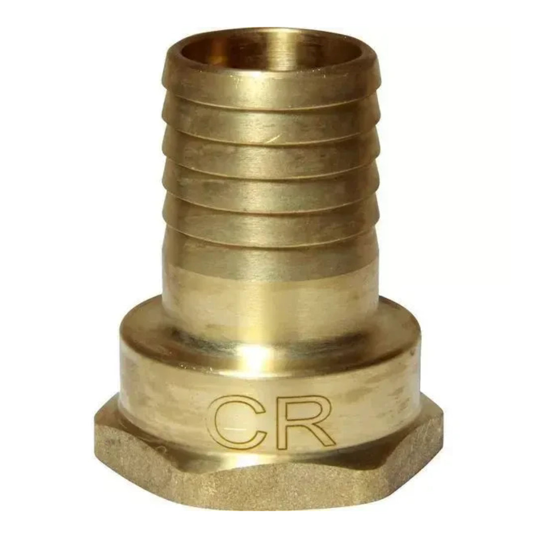Hose Tail 3/4'' X 25 F Brass Cr - Gs30867 - Durable Marine Fitting