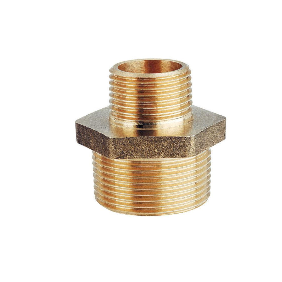 Reducing Nipple 1.25" X 1" Brass | Gs30894 | Goldenship