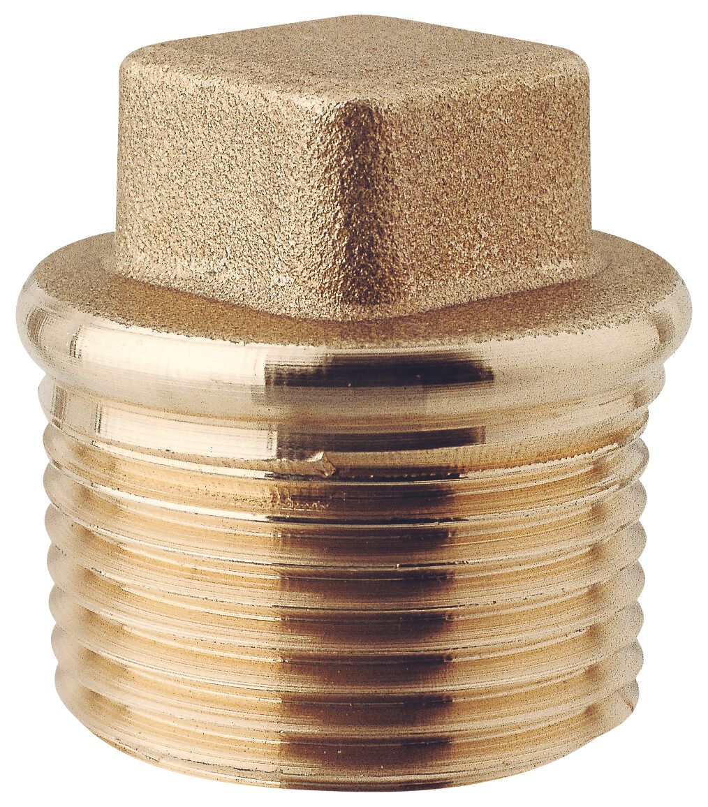 1/2'' Brass Square Head Plug Cr - Gs30908 | Goldenship Marine Fitting