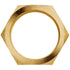1" Cr Brass Nut - Gs30928 | Durable Marine Hardware By Goldenship