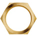1" Cr Brass Nut - Gs30928 | Durable Marine Hardware By Goldenship