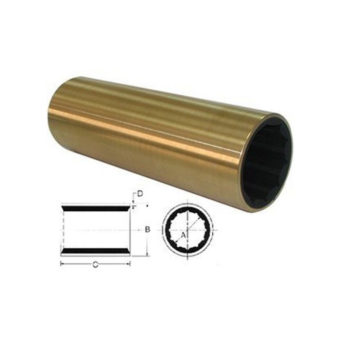 Brass Bearing 25X40X100 Mm Gs38501 - Durable Mechanical Component