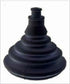 Motorwell Boot Black Dm 105Mm | Gs41155 | Durable Cable Organizer