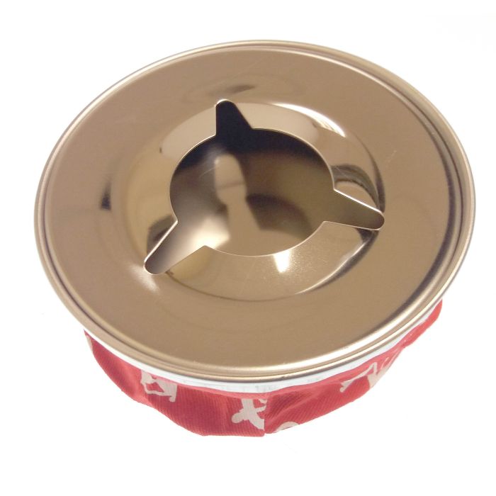 Windproof Ashtray Red Ss304 | Gs41451 | Durable Outdoor Accessory