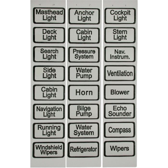 High-Quality White Electrical Stickers Label Gs41465 - 11.5 Cm