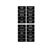 Sticker Laber Black Gs41466 - Stylish Electrical Label For Projects