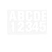 Kit Numbers And Letters White | Gs41474 | Personalize Your Projects