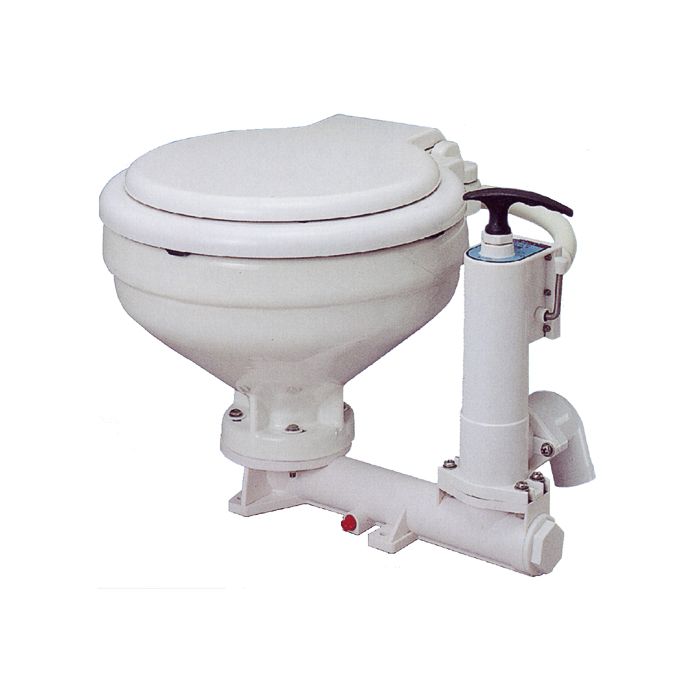 Manual Toilet With Plastic Seat & Cover | Gs50001 | Compact & Durable