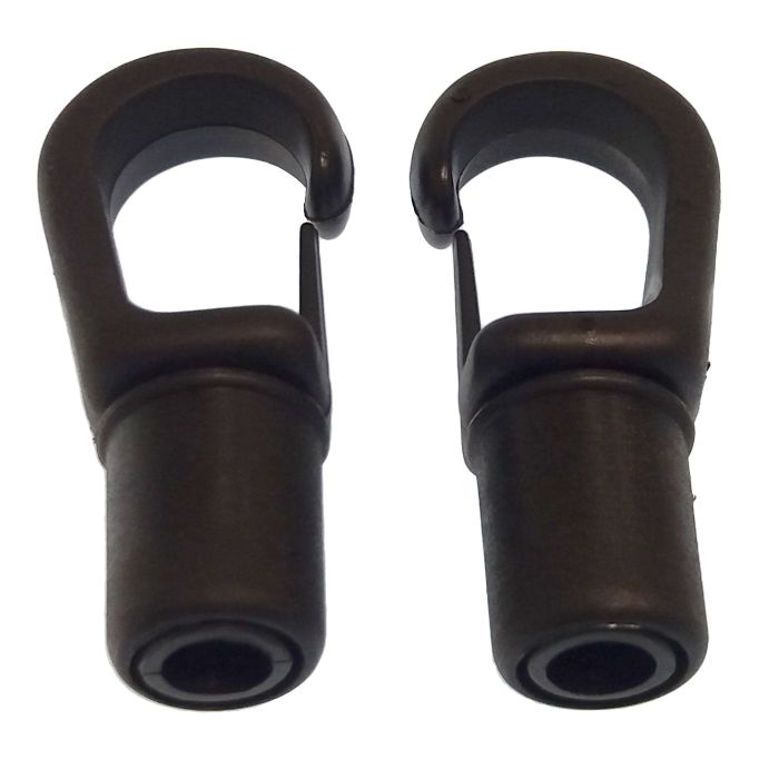 Nylon Hook Black 5-6 Mm (2) | Gs60118 | Durable Hardware Solution
