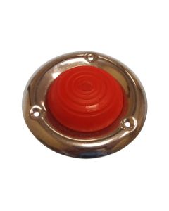 Rubber Cap With Stainless Steel Flange Red Gs63092 For Marine Fenders
