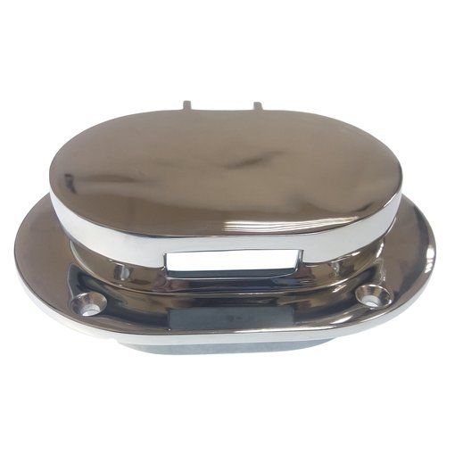 Hinged Deck Pipe Ss Oval Gs70034 - Durable Marine Hardware