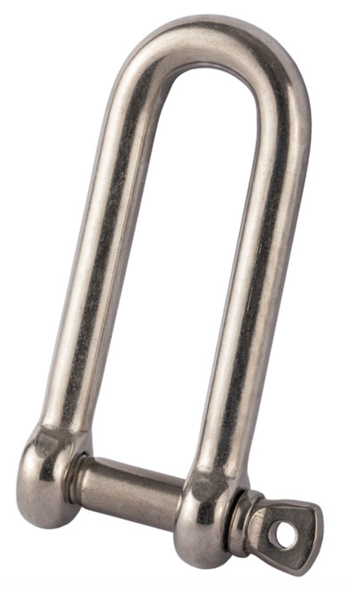 Long Dee Shackle Aisi-316 8Mm - 15 Pack | Gs71017B | Corrosion Resistant