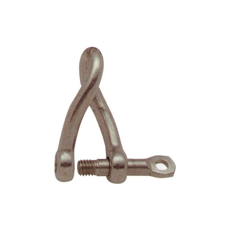 Long Twist Shackle Aisi-316 6Mm (2) | Gs71036 | Durable Hardware