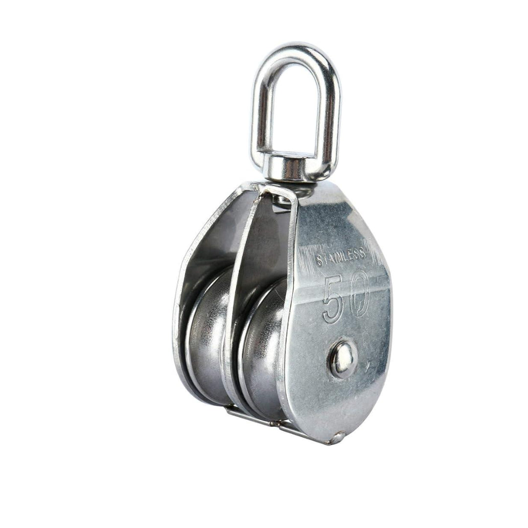 Swivel Eye Pulley 2 Sheave 6Mm (10) | Gs71085B | Durable Lifting Tool