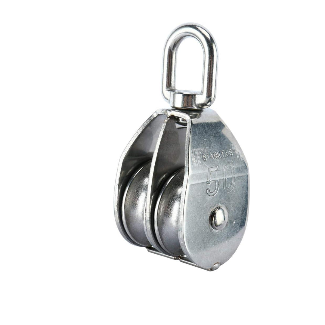 Swivel Eye Pulley 2 Sheave 8Mm (10) | Gs71086B | Durable Rigging Tool