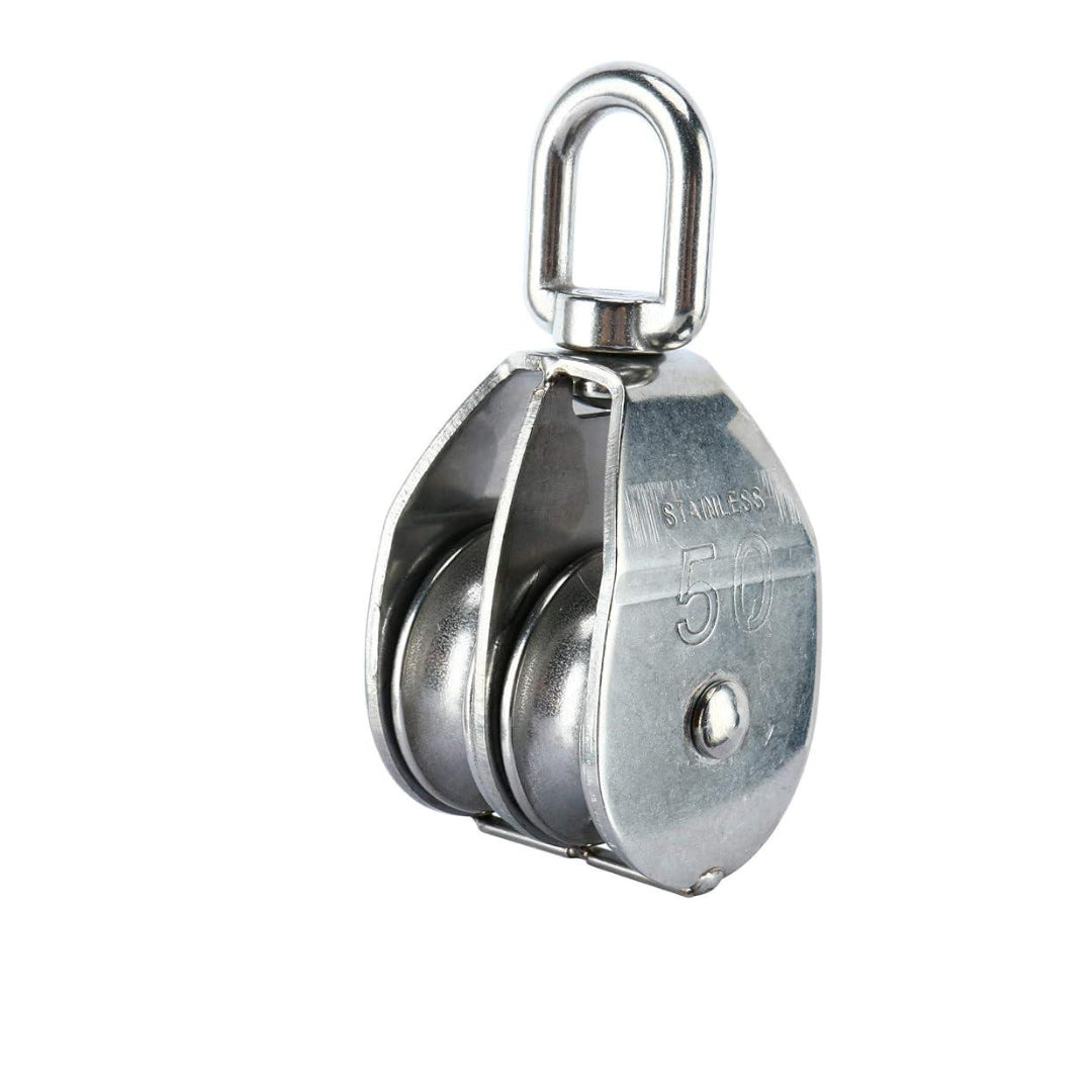 Swivel Eye Pulley 2 Sheave 10Mm Gs71087B - Durable Lifting Solution