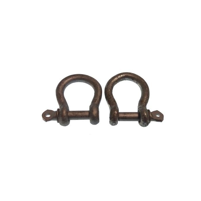 Bow Shackle Hot D Galv 8Mm (2) | Gs71261 | Durable Fastening Solution