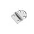 Door Hinge Inox 0.6Mm 50X50Mm (2) | Gs72179 | Durable Hardware