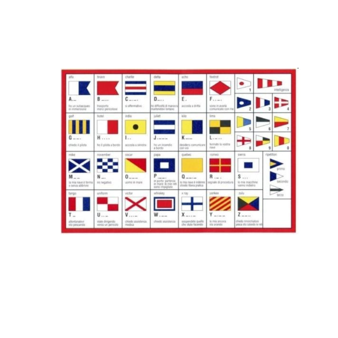International Code Flag 20X30 Cm | Gs73440 | Durable Marine Signal
