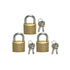 Marine Padlock 30Mm (3) | Gs76080 | Durable Trailer Security Lock
