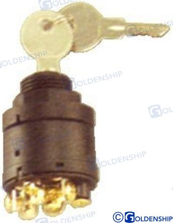 IGNITION STARTER SWITCH PLASTIC 7T-4POS | GS11156 | IGNITION | GOLDENSHIP