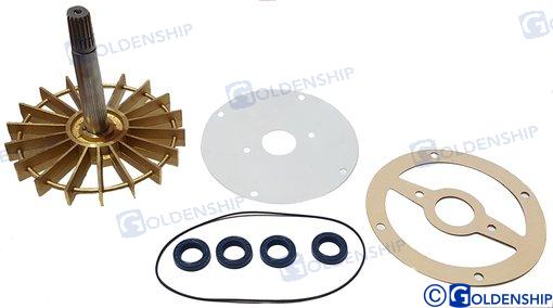 IMPELLER KIT + PUMP SHAFT | GS20229 | PUMPS | GOLDENSHIP