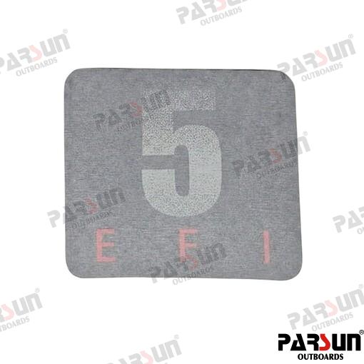 5Hp Parsun Top Cowling Sticker Paf6-08000000-5 - Durable & Stylish