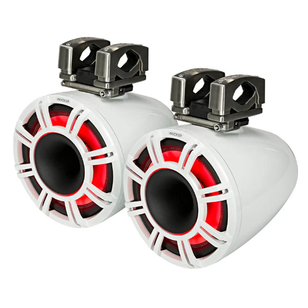Kicker 11" Horn Tower System With White Led Accents | Ka44Kmtc114W