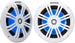 Kicker Km Marine 6.5" White Led Grill Ka49Km604Wl - Outdoor Speakers