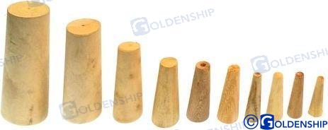 KIT 10 WOODEN PINS 8/38 MM | GS80076 | SECURITY | GOLDENSHIP