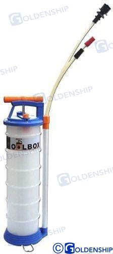 MANUAL OIL CHANGE PUMP 6 L. | GS20081 | PUMPS | GOLDENSHIP