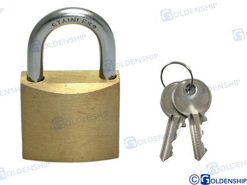 MARINE PADLOCK SS. 30 MM. | GS76039 | TRAILERS | GOLDENSHIP