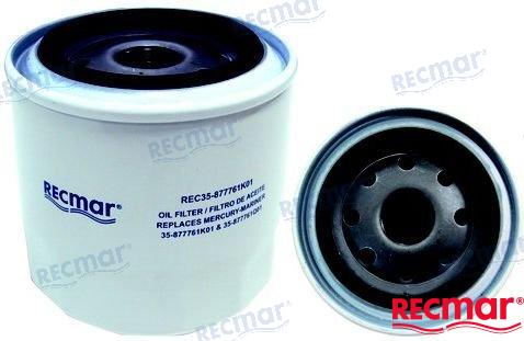 MERCRUISER OIL FILTER | REC35-877761Q01 | OIL FILTER | RECMAR