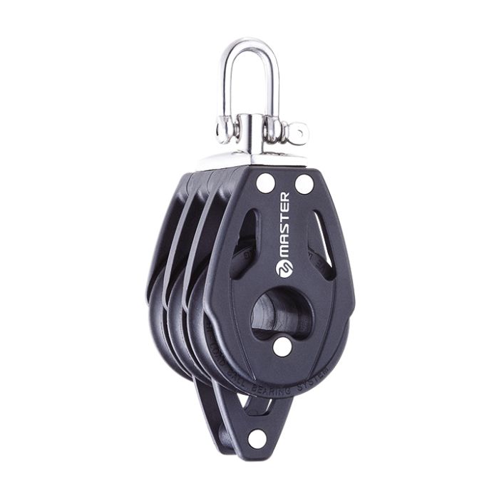 29Mm Triple Becket Swivel Shackle Block Mvbb0206F - 160Kg Capacity