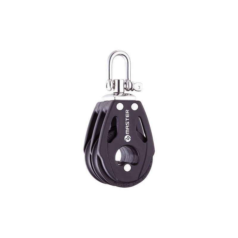 40Mm Double Swivel Shackle Block Mvbb0403F - 230Kg Load Capacity