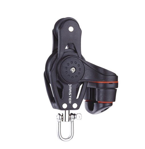 40Mm Fiddle/Swivel Shackle Block Mvbb0421F - 80Kg Load Capacity
