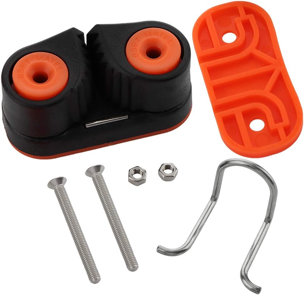 Medium Aluminum Cleat/Wire Fairlead Mvbc1204F - 150 Kg Capacity