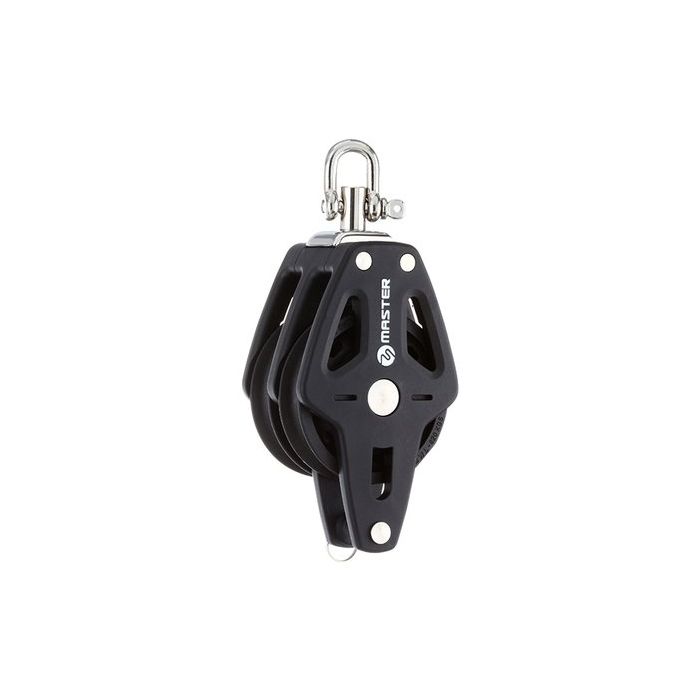 60Mm Double Becket Swivel Shackle Block Mvbp0604F - 600Kg Capacity
