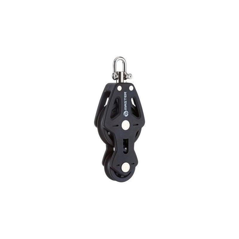 35Mm Single Fiddle Swivel Shackle Block Mvbp3519F - 300Kg Capacity