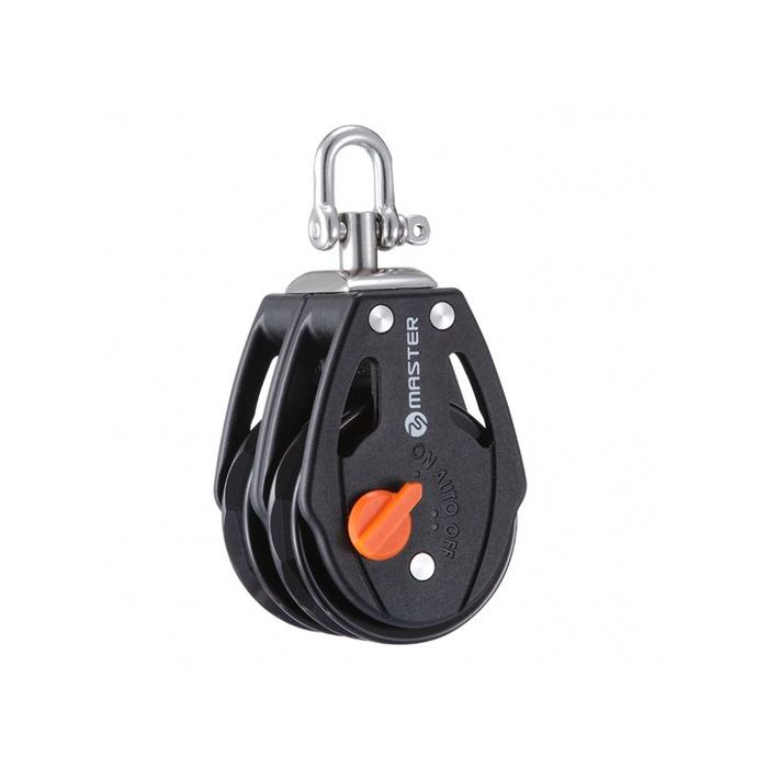57Mm Ratchet Double Block Swivel Shackle Mvra0503F - 230Kg Capacity