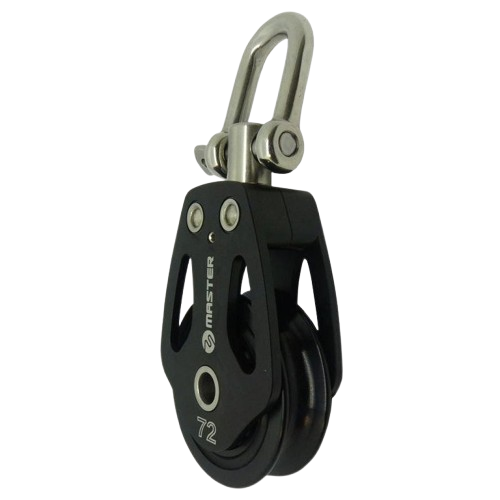 72Mm Aluminum Single Block With Swivel Shackle | Mvrx7201F | 2100Kg