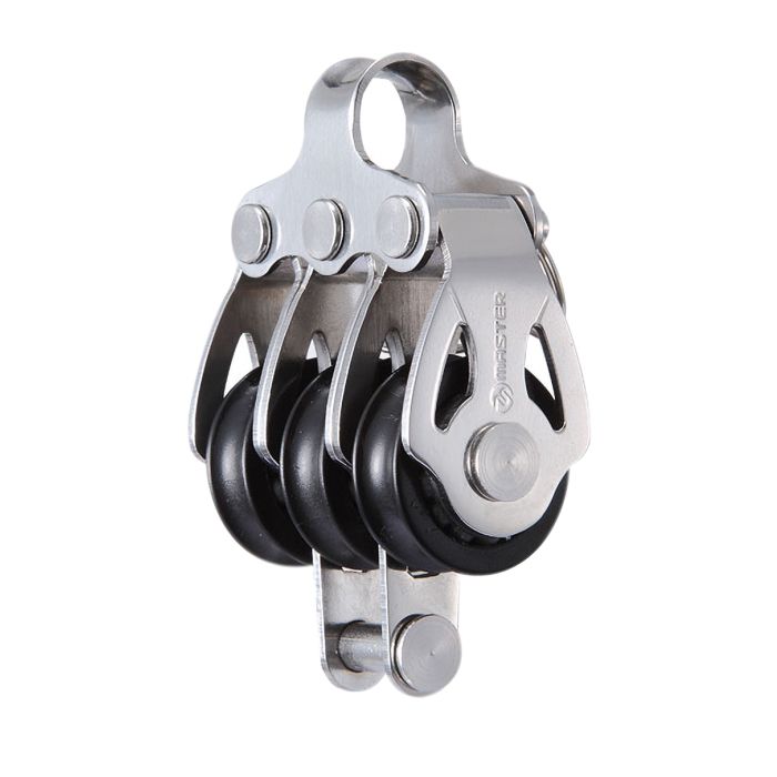 22Mm Triple Becket Block Mvsb2206F - 100Kg Load Capacity