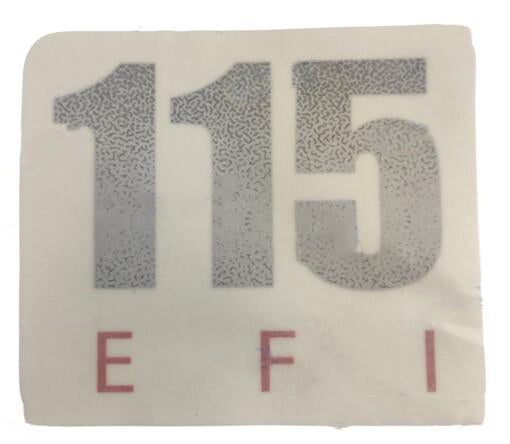 Sticker F115 Replacement For Parsun Engines - Paf115-09000004