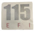 Sticker F115 Replacement For Parsun Engines - Paf115-09000004
