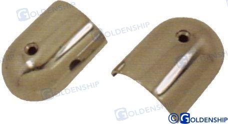 PAIR RUB RAIL END CAP 57 MM (2) | GS62181 | HARDWARE | GOLDENSHIP